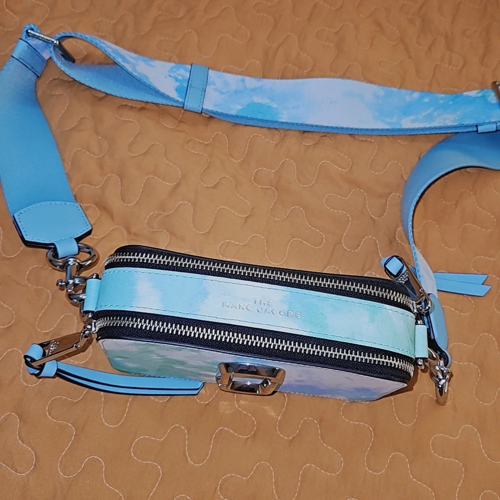 Marc Jacobs Blue and Green Crossbody Bag - Picture 3 of 10